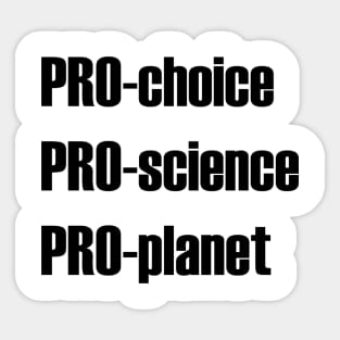March for Science: Pro-planet Sticker